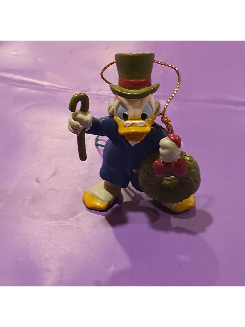Disney's Mickey's Christmas Carol Scrooge McDuck Ebenezer Scrooge Ornament Avon